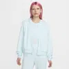 Nike Women's Sportswear Chill Terry Loose-fit Full-zip French-terry Hoodie In Blue