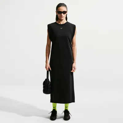 Nike Women's  Sportswear Chill Terry Oversized Dress In Black