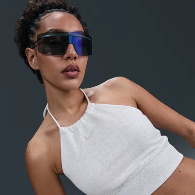 Nike Women's  Sportswear Chill Terry Slim Cropped French Terry Halter Top In Brown