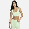 Nike Women's  Sportswear Chill Terry Slim French Terry Cropped Tank Top In Green