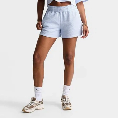 Nike Women's Sportswear Chill Waffle Loose Mid-rise Shorts In White