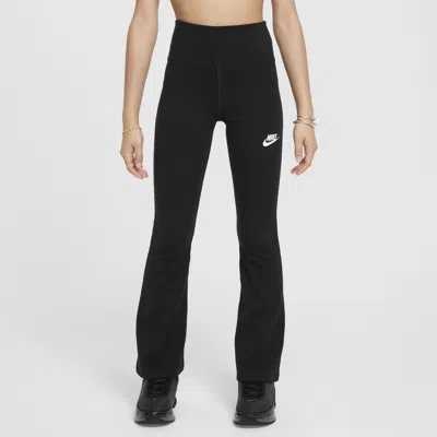 NIKE WOMEN'S  SPORTSWEAR CLASSIC GIRLS' HIGH-WAISTED FLARED LEGGINGS,1015574753