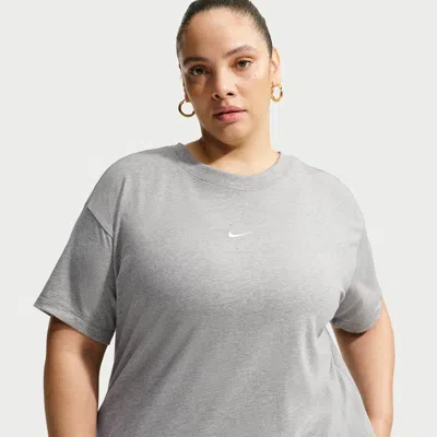 Nike Women's  Sportswear Classic Oversized Short-sleeve T-shirt (plus Size) In Gray