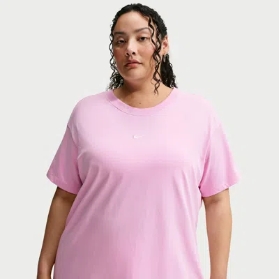Nike Women's  Sportswear Classic Oversized Short-sleeve T-shirt (plus Size) In Pink