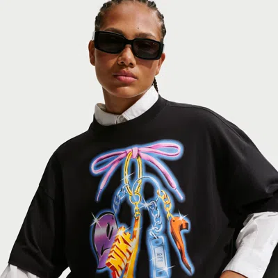 Nike Women's  Sportswear Classic Oversized T-shirt In Black