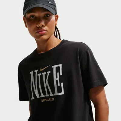 Nike Women's  Sportswear Classic Oversized T-shirt In Black