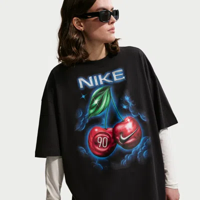 Nike Women's  Sportswear Classic Oversized T-shirt In Black