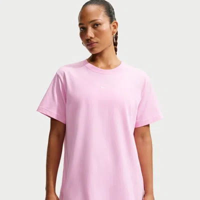 Nike Women's  Sportswear Classic Oversized T-shirt In Pink