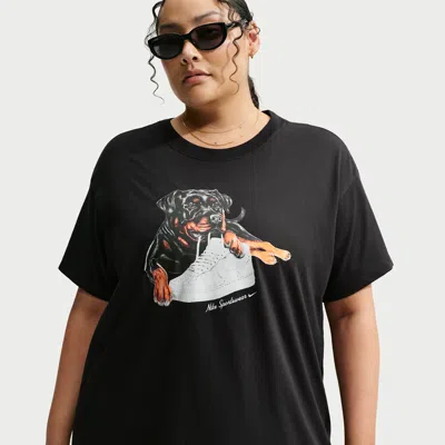 Nike Women's  Sportswear Classic Oversized T-shirt (plus Size) In Black