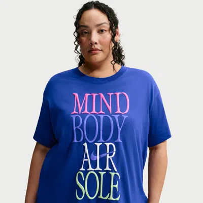 Nike Women's  Sportswear Classic Oversized T-shirt (plus Size) In Blue