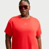 Nike Women's  Sportswear Classic Oversized T-shirt (plus Size) In Red