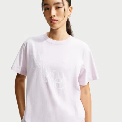 Nike Women's  Sportswear Classic Oversized T-shirt In Purple