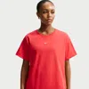 Nike Women's  Sportswear Classic Oversized T-shirt In Red