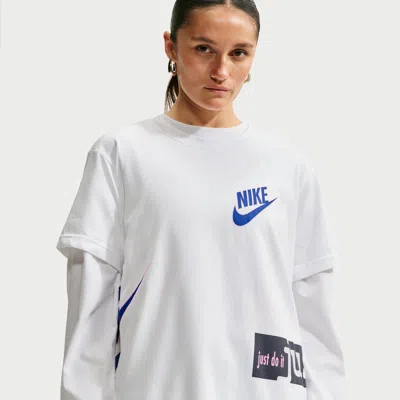 Nike Women's  Sportswear Classic Oversized T-shirt In White