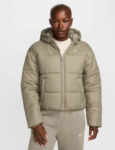 Nike Women's Sportswear Classic Puffer Therma-fit Hooded Jacket