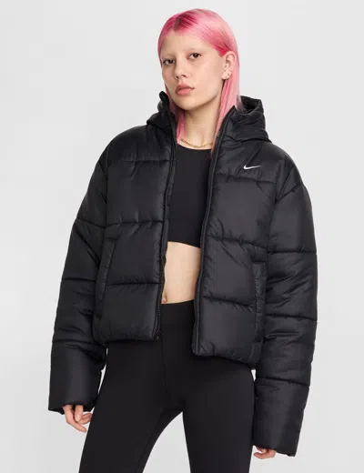 Nike Women's Sportswear Classic Puffer Therma-fit Hooded Jacket