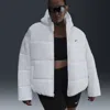 Nike Women's  Sportswear Classic Puffer Therma-fit Loose Hooded Jacket (plus Size) In White