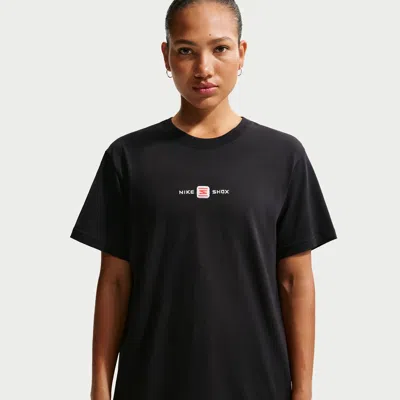 Nike Women's  Sportswear Classic "shox" Oversized T-shirt In Black