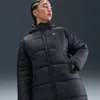 Nike Women's  Sportswear Classic Therma-fit Loose Hooded Parka In Black