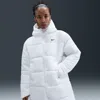 Nike Women's  Sportswear Classic Therma-fit Loose Hooded Parka In White