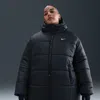 Nike Women's  Sportswear Classic Therma-fit Loose Parka (plus Size) In Black