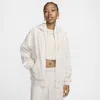 Nike Women's  Sportswear Classic Wovens Loose Uv Hooded Jacket In Brown
