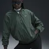 Nike Women's  Sportswear Classic Wovens Loose Uv Hooded Jacket In Green