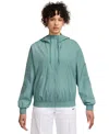 Nike Classic Hooded Zip Jacket In Green