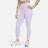 Nike Women's  Sportswear Classics Graphic High-waisted Leggings In Purple