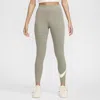 Nike Women's  Sportswear Classics High-waisted Graphic Leggings In Green