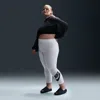Nike Women's  Sportswear Classics High-waisted Graphic Leggings (plus Size) In Brown