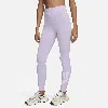 Nike Women's  Sportswear Classics High-waisted Graphic Leggings In Purple