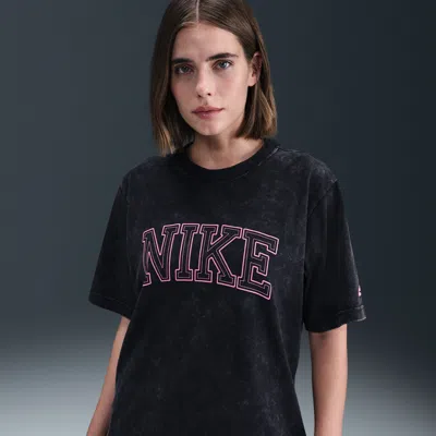 Nike Women's  Sportswear Classics Loose T-shirt In Black