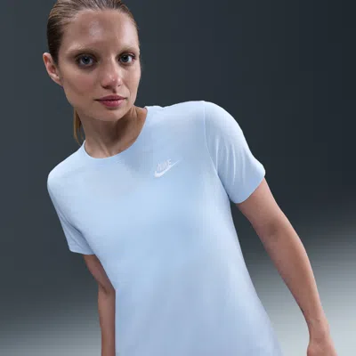 Nike Women's  Sportswear Club Essentials T-shirt In Blue