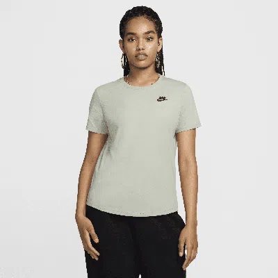 Nike Women's  Sportswear Club Essentials T-shirt In Gray