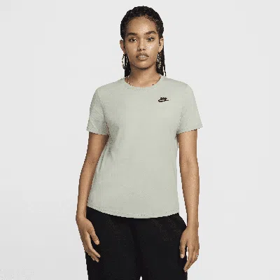 Nike Women's  Sportswear Club Essentials T-shirt In Green