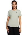 Nike Women's  Sportswear Club Essentials T-shirt In Jade Horizon