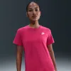 Nike Women's  Sportswear Club Essentials T-shirt In Pink