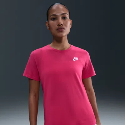 Nike Women's  Sportswear Club Essentials T-shirt In Pink