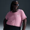Nike Women's  Sportswear Club Essentials T-shirt (plus Size) In Pink