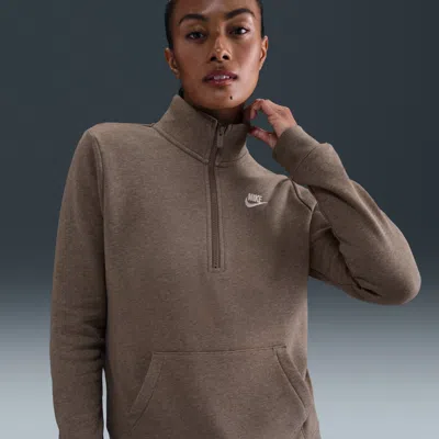 Nike Women's  Sportswear Club Fleece 1/2-zip Sweatshirt