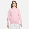 Nike Women's  Sportswear Club Fleece 1/2-zip Sweatshirt In Pink