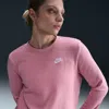 Nike Women's  Sportswear Club Fleece Crew-neck Sweatshirt In Pink
