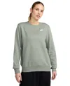 Nike Sportswear Club Fleece Crewneck Sweatshirt In Jdhrzn,whi