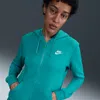 Nike Women's  Sportswear Club Fleece Full-zip Hoodie In Green