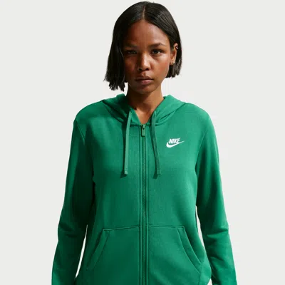 Nike Women's  Sportswear Club Fleece Full-zip Hoodie In Pink