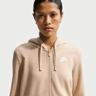 Nike Women's  Sportswear Club Fleece Full-zip Hoodie In Multi
