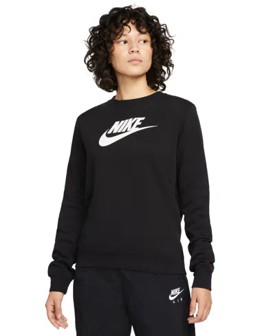 NIKE WOMEN'S SPORTSWEAR CLUB FLEECE LOGO SWEATSHIRT