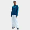 Nike Women's Sportswear Club Fleece Loose Crewneck Sweatshirt In Blue