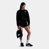 Nike Women's Sportswear Club Fleece Loose Crewneck Sweatshirt In Black